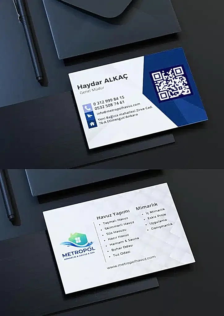 Bakı Kurumsal Kimlik Tasarımı Referansı - Metropol Havuz